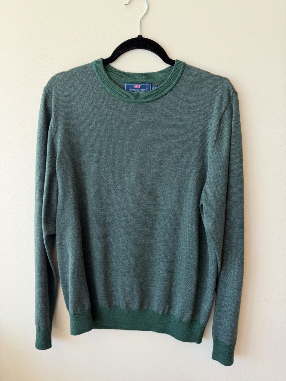 Men's Vineyard Vine's Dark Green Crew Neck sweater Size Small NWOT